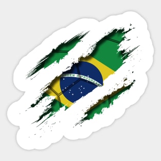 Brazil Football Sticker